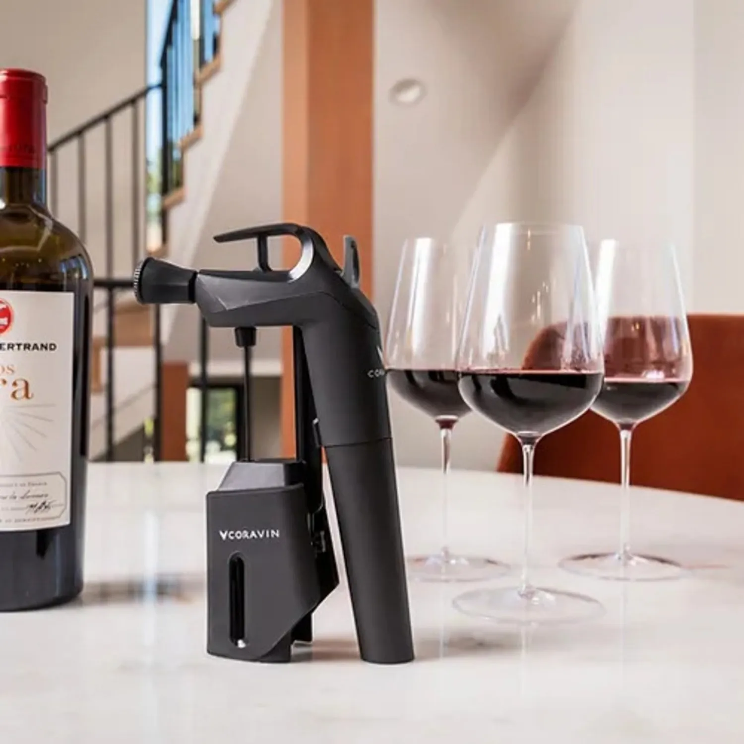 Coravin Timeless Three+ | Sirva Vinho sem Abrir | Winepopper